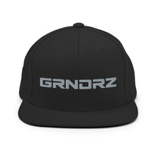 Load image into Gallery viewer, Black Logo Snapback Hats - GRNDRZ