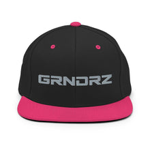 Load image into Gallery viewer, Black & Pink Logo Snapback Hats - GRNDRZ