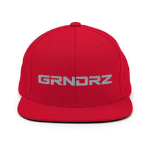 Load image into Gallery viewer, Red Logo Snapback Hats - GRNDRZ