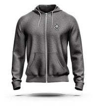 Load image into Gallery viewer, Gray Triblend Lightweight Zip Hoodie - GRNDRZ