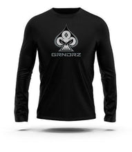 Load image into Gallery viewer, Black Icon & Logo Long Sleeve Tee - GRNDRZ
