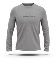 Load image into Gallery viewer, Athletic Heather Logo Long Sleeve Tee - GRNDRZ