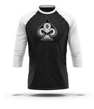Load image into Gallery viewer, Black & White 3/4 Sleeve Raglan - GRNDRZ