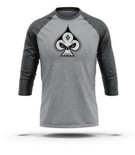 Load image into Gallery viewer, Grey & Heather Charcoal 3/4 Sleeve Raglan - GRNDRZ