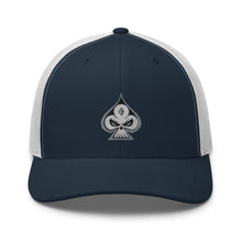 Load image into Gallery viewer, Navy & White Trucker Cap - GRNDRZ