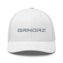 Load image into Gallery viewer, White Trucker Cap - GRNDRZ