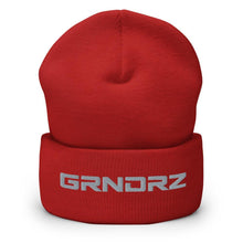 Load image into Gallery viewer, Red Cuffed Beanie - GRNDRZ
