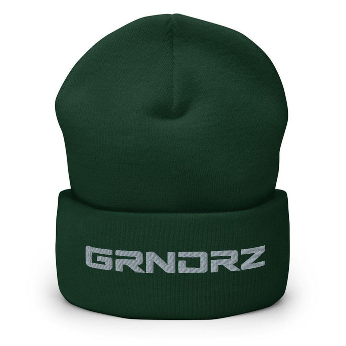 Green Cuffed Beanie - GRNDRZ