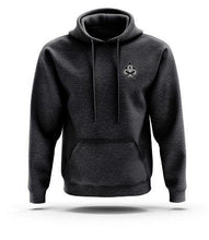 Load image into Gallery viewer, Black Heather Sueded Fleece Hoodie - GRNDRZ
