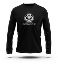 Load image into Gallery viewer, Black Icon &amp; Logo Long Sleeve Tee - GRNDRZ
