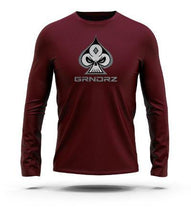 Load image into Gallery viewer, Maroon Icon &amp; Logo Long Sleeve Tee - GRNDRZ

