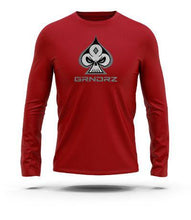 Load image into Gallery viewer, Red Icon &amp; Logo Long Sleeve Tee - GRNDRZ
