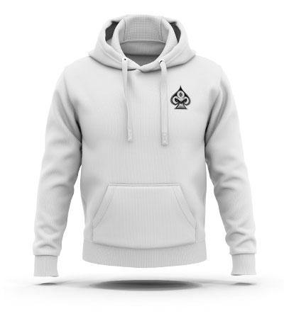 White Pullover Hoodie - GRNDRZ