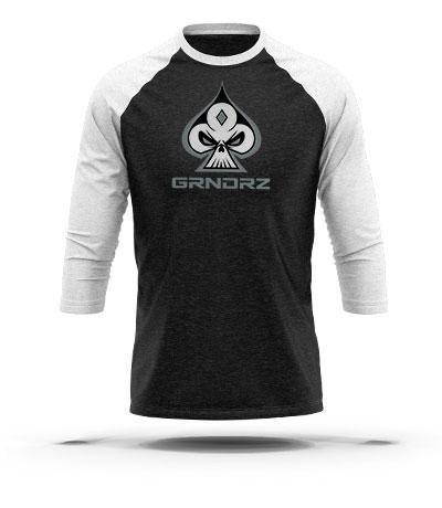 Icon & Logo 3/4 Sleeve Raglan - GRNDRZ