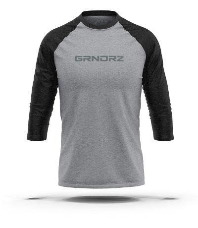 Gray & Black 3/4 Sleeve Raglan - GRNDRZ