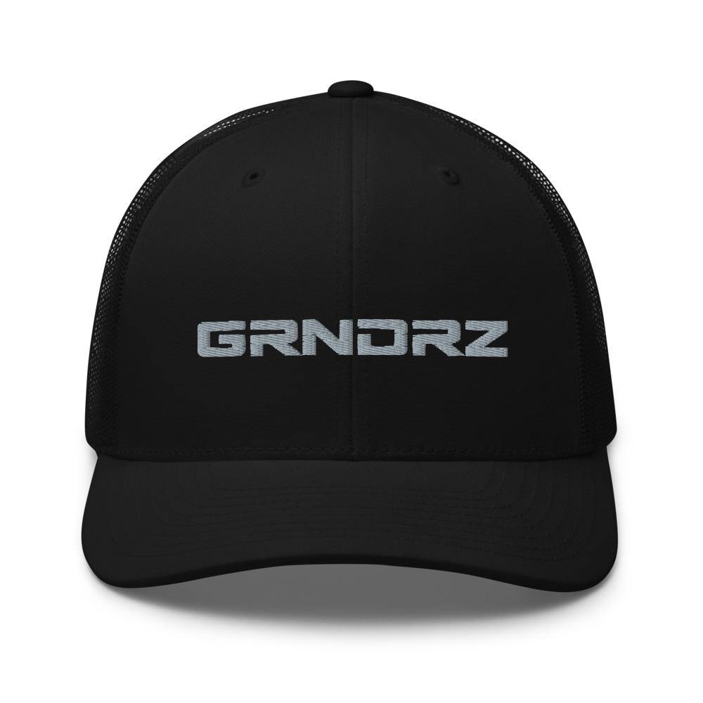 Black Trucker Cap - GRNDRZ