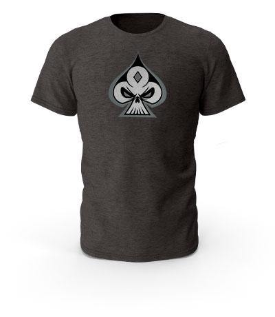 Gray Icon Blended T-Shirt - GRNDRZ